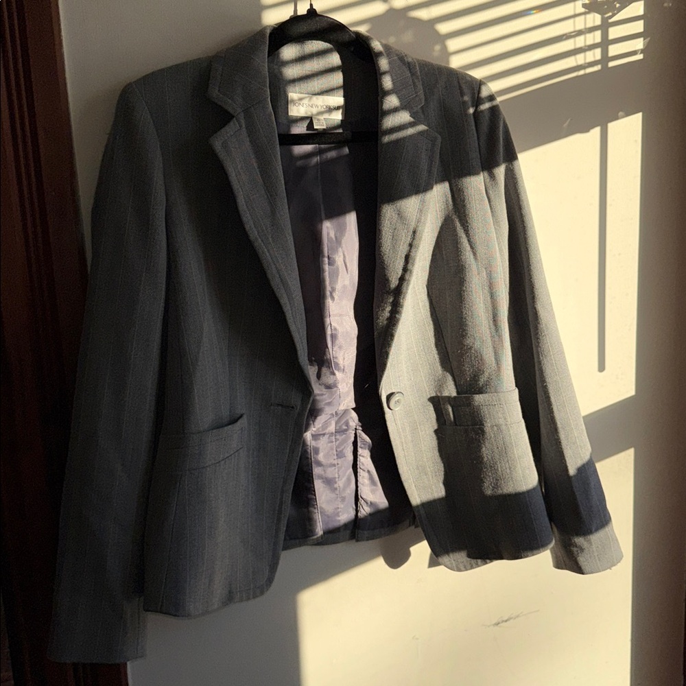Jones New York Suit Gray Blazer